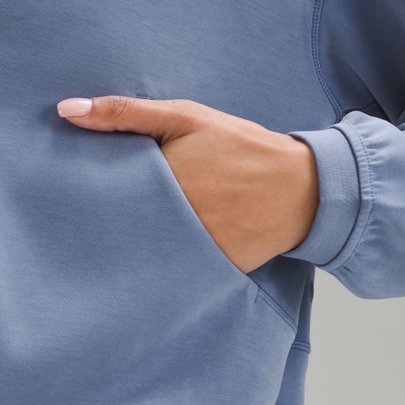 Lululemon Softstreme Full Zip Hoodie Jacket Oasis Blue 12 NWT - Picture 4 of 11